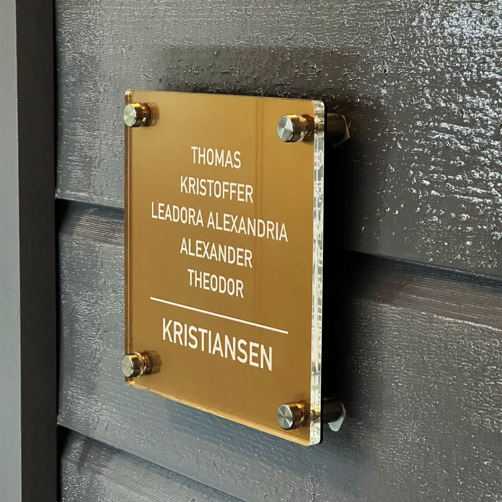 Graverte skilt