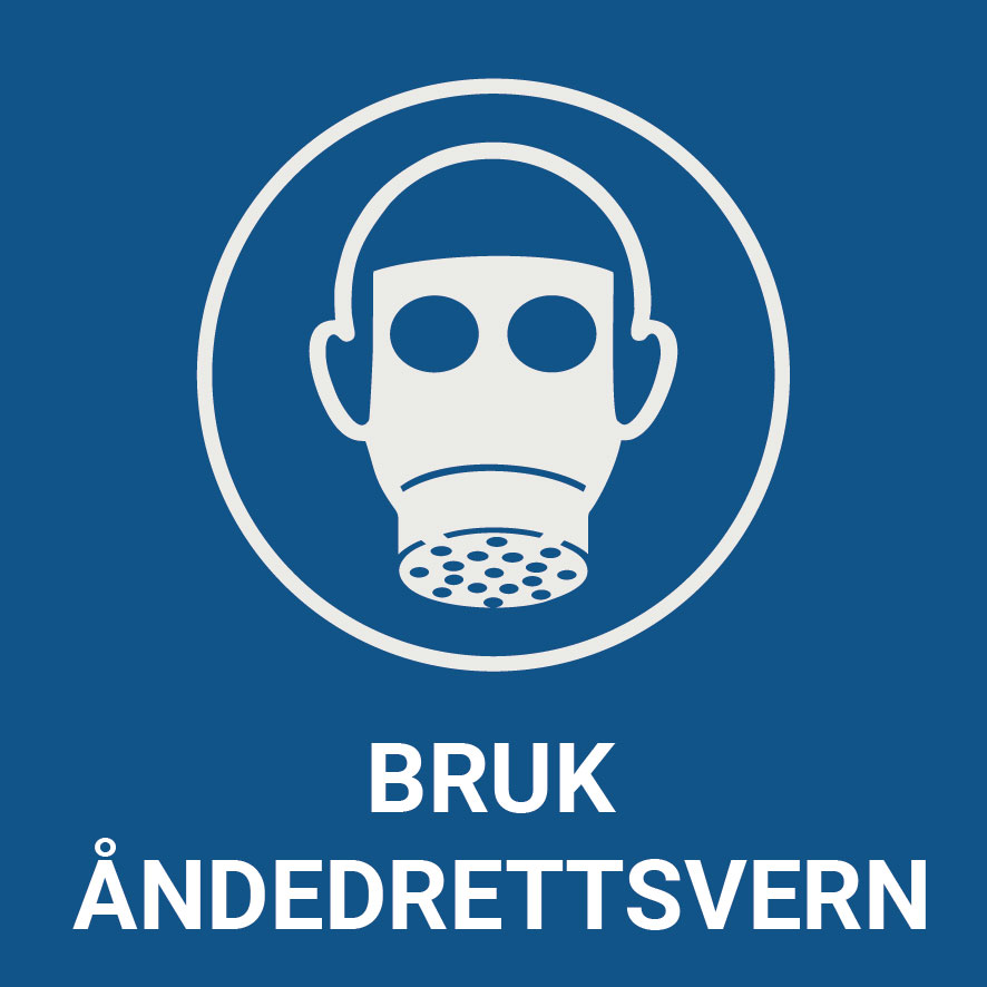 ISO7010 Bruk åndedrettsvern påbudsskilt